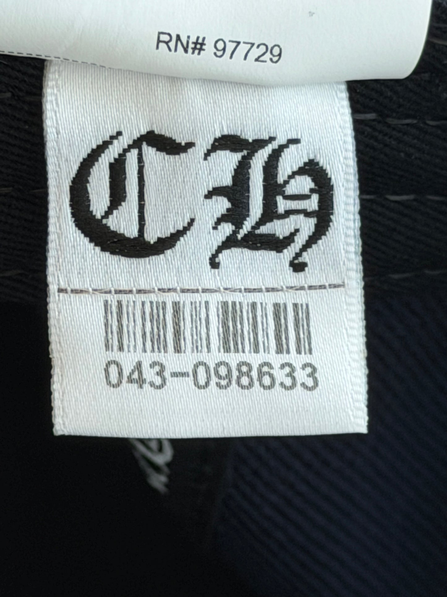 Chrome Hearts Navy & Red CH Logo Hat
