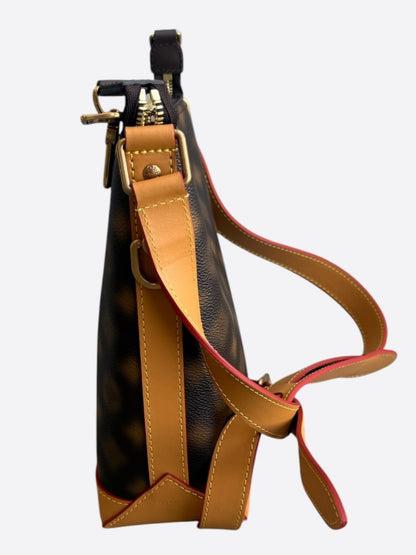 Louis Vuitton Brown Blurry Monogram Cruiser Hobo Bag