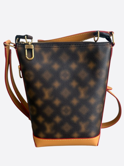Louis Vuitton Brown Blurry Monogram Cruiser Hobo Bag