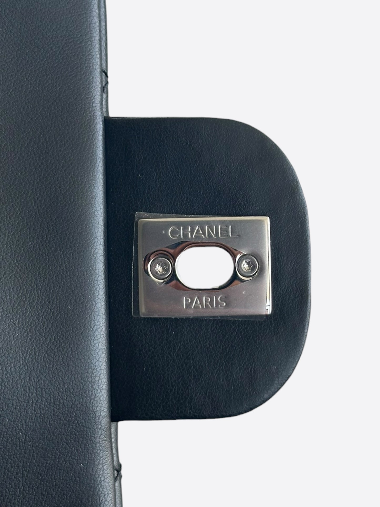 Chanel Black Lambskin Quilted Medium Uniform Bumbag