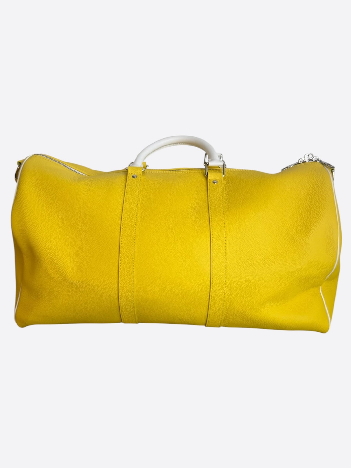 Louis Vuitton Yellow Everyday Logo Keepall 50