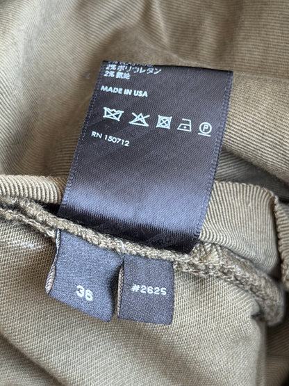 Amiri Olive & Green Bandana Patch Thrasher Jeans