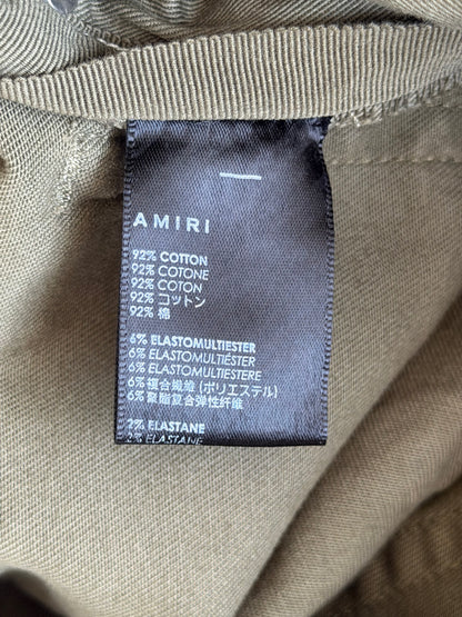 Amiri Olive & Green Bandana Patch Thrasher Jeans