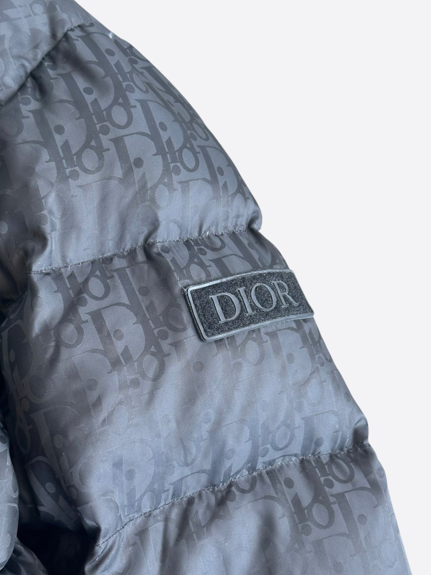 Dior Black Oblique Puffer Jacket