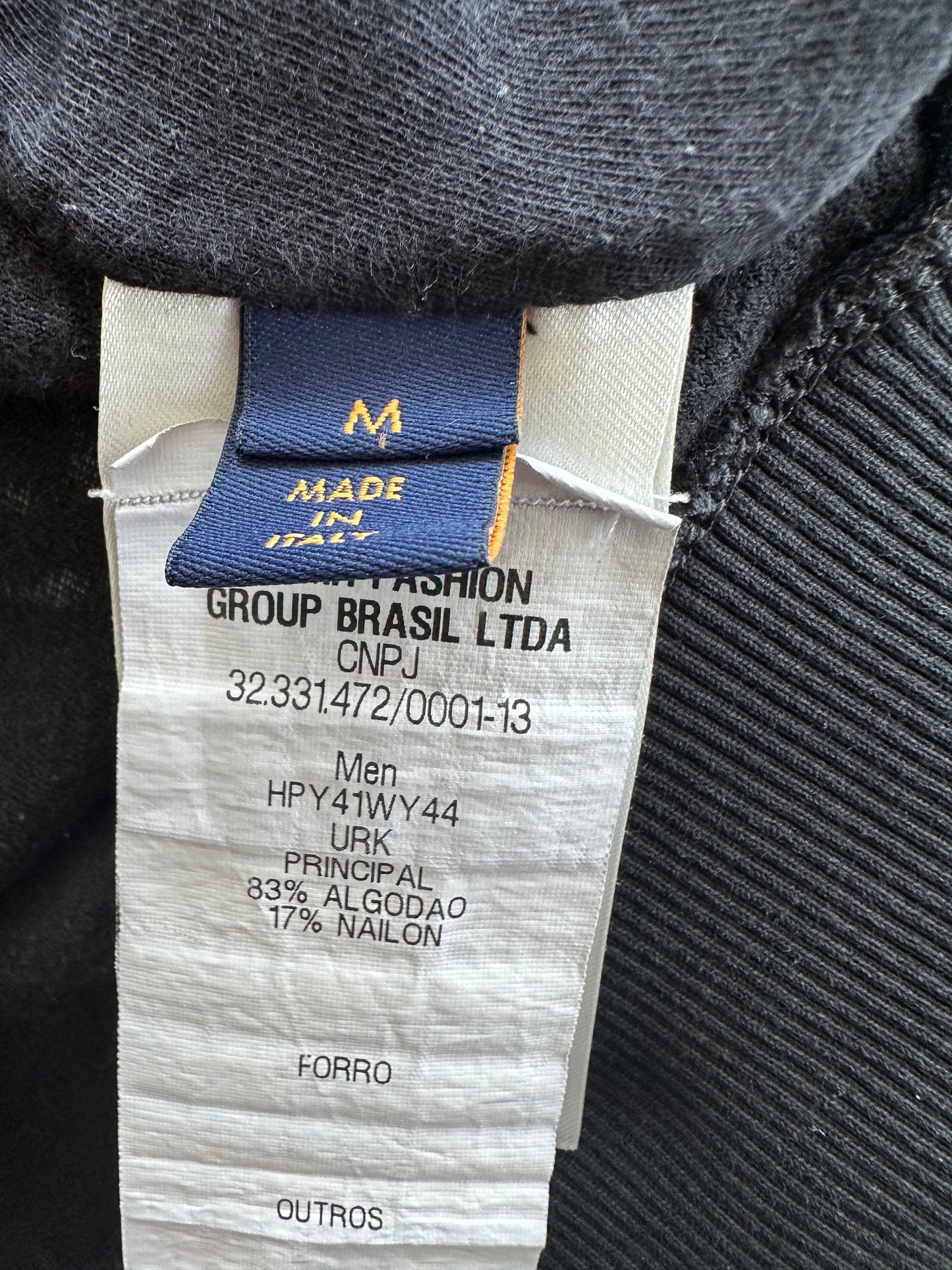 Louis Vuitton Black Monogram Towel Zip Up Hoodie