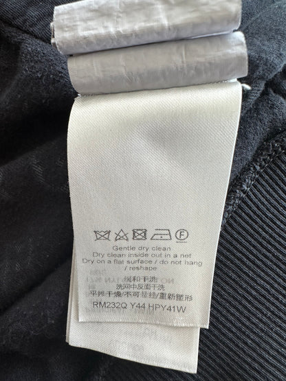 Louis Vuitton Black Monogram Towel Zip Up Hoodie