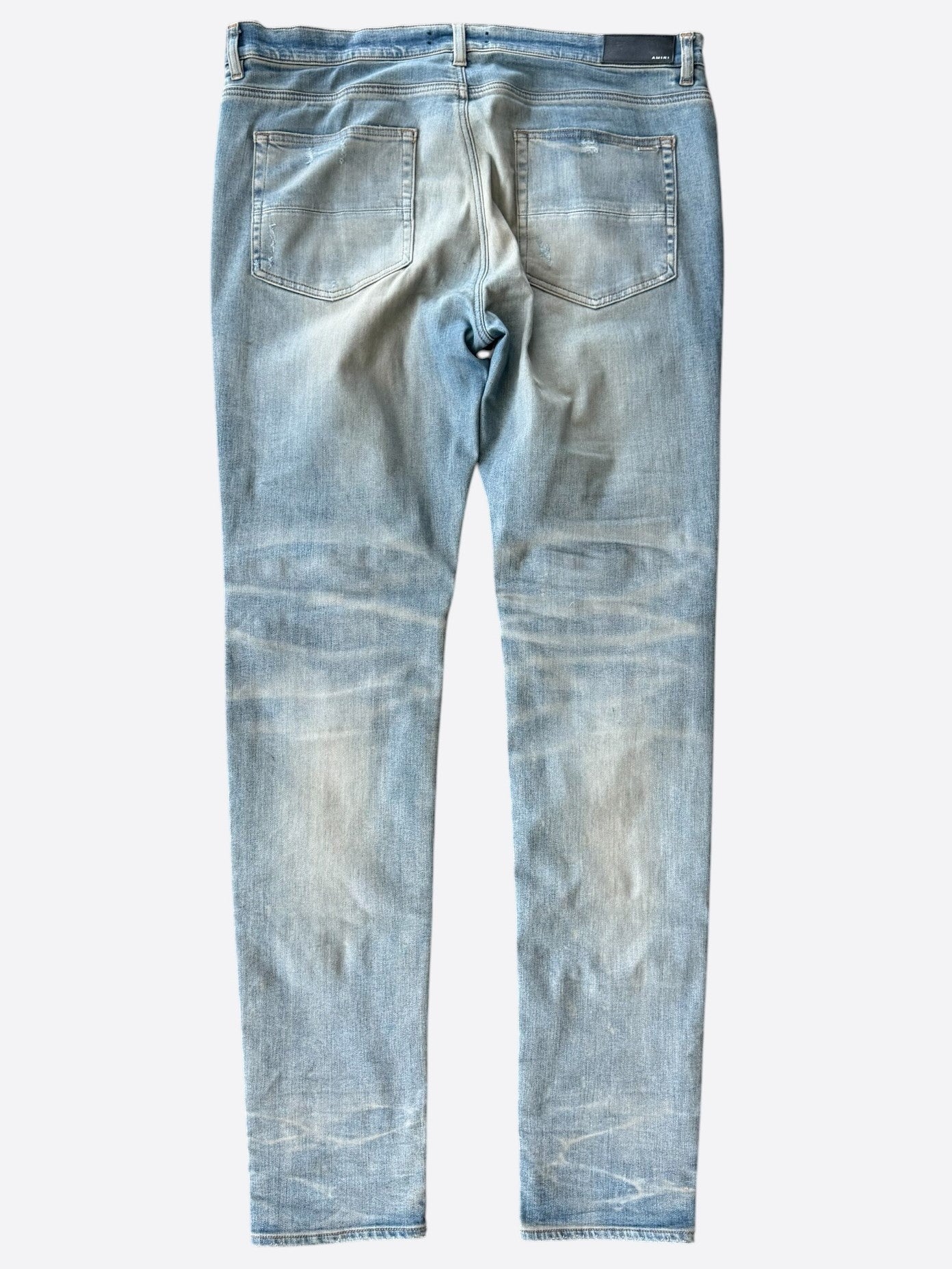 Amiri Clay Indigo & Black Bandana Patch MX1 Jeans