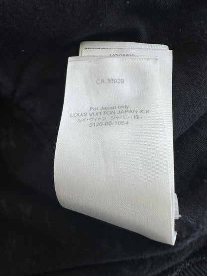 Louis Vuitton Black Monogram Towel Zip Up Hoodie