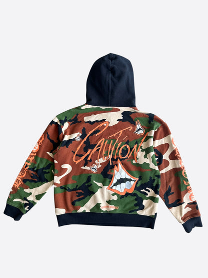 Chrome Hearts Matty Boy Camouflage Caution Hoodie