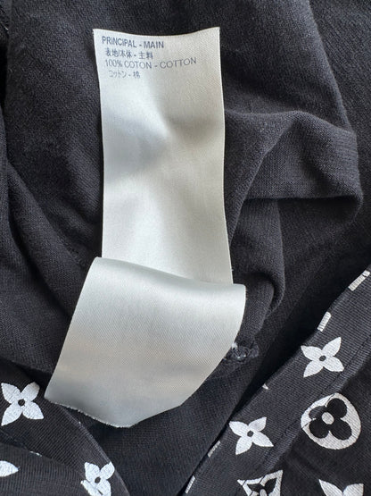 Louis Vuitton Black & White Monogram Gradient T-Shirt