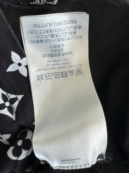 Louis Vuitton Black & White Monogram Gradient T-Shirt