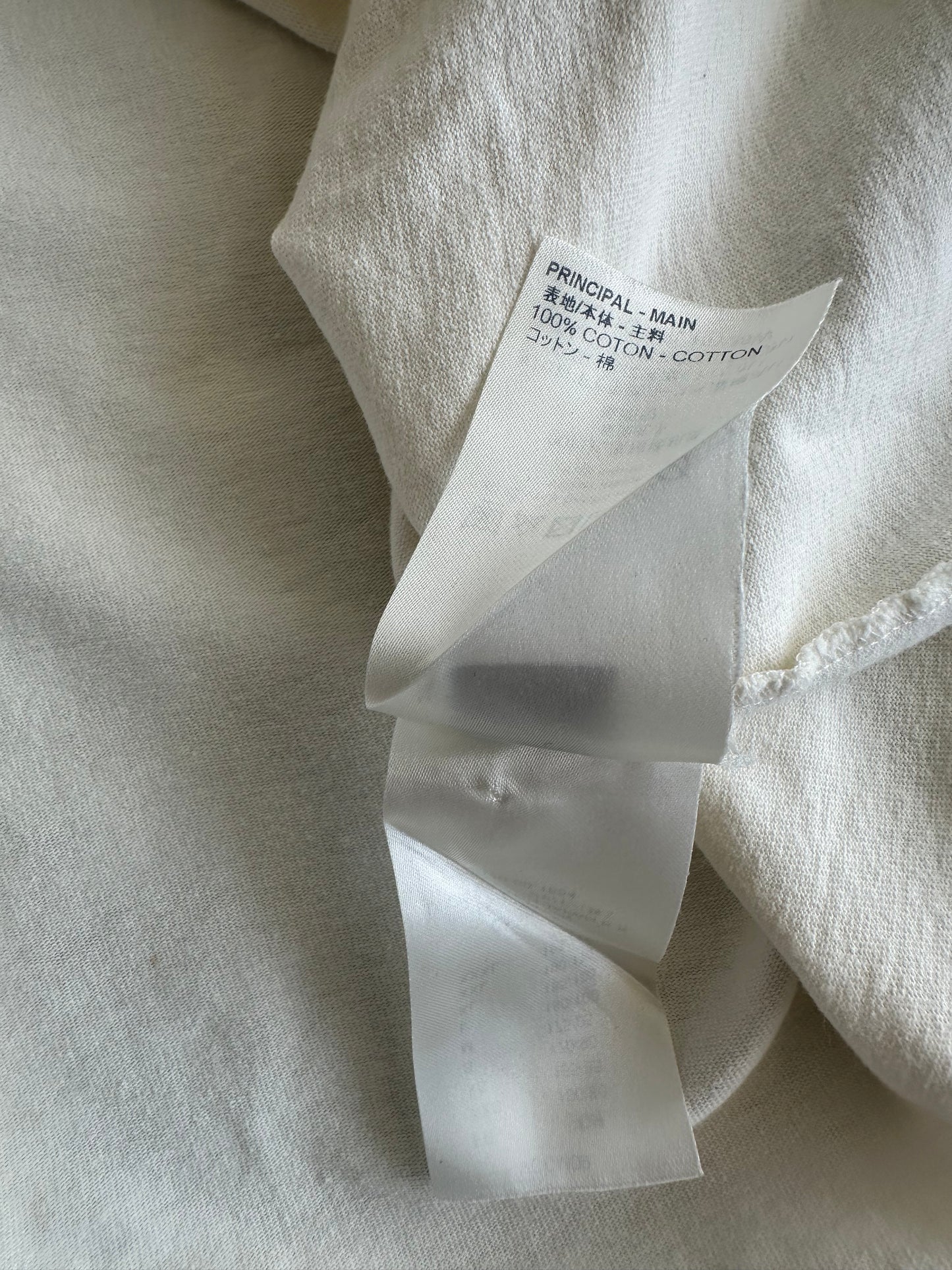 Louis Vuitton White & Black Planes Logo T-Shirt