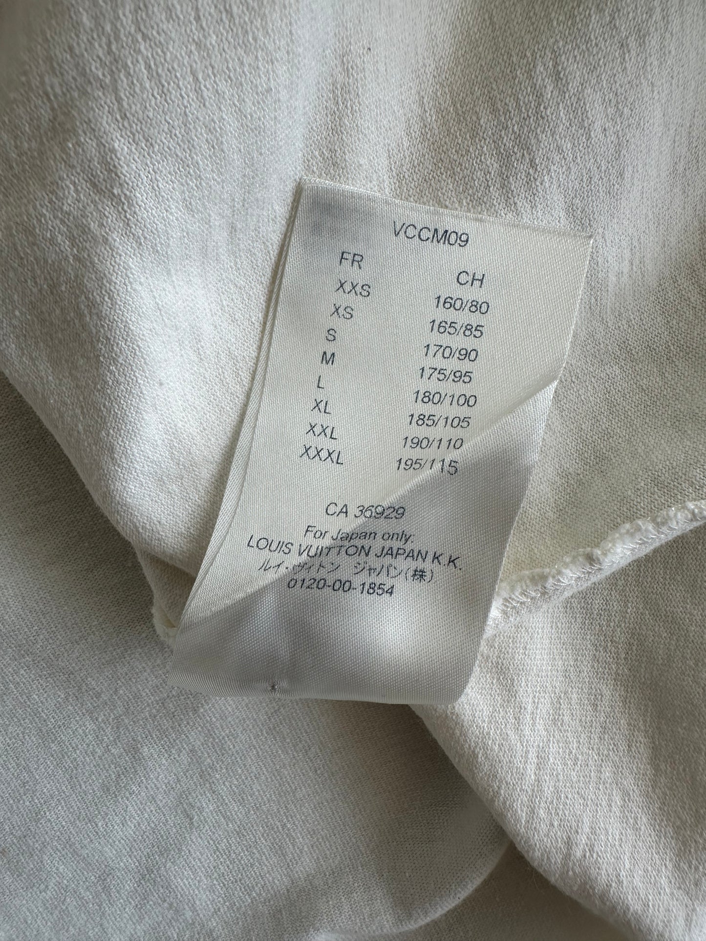 Louis Vuitton White & Black Planes Logo T-Shirt