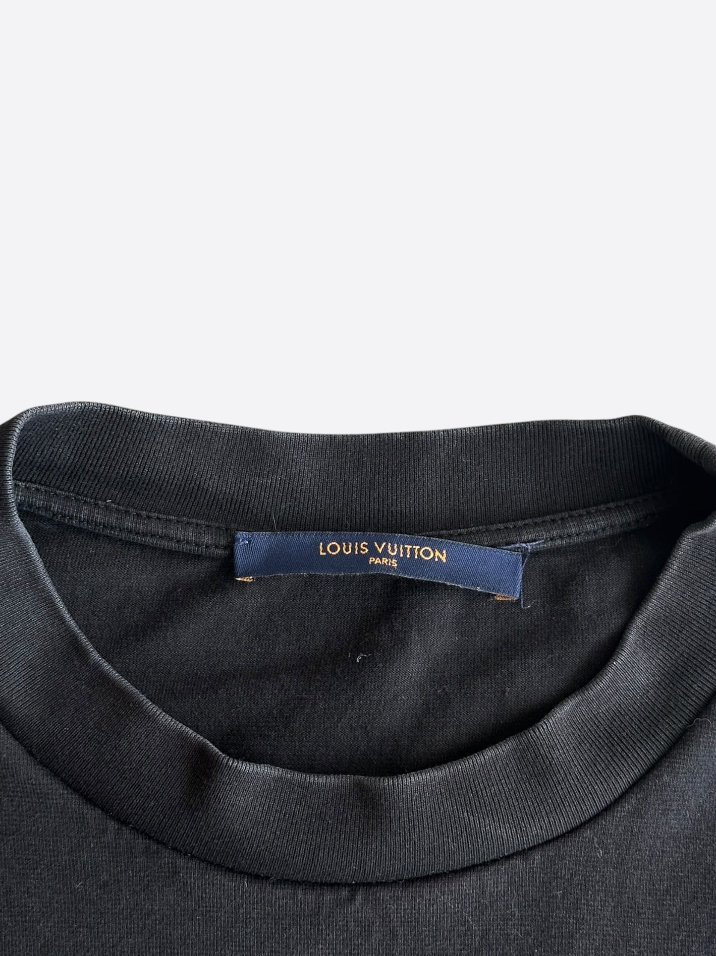 Louis Vuitton Black & White Monogram Gradient T-Shirt