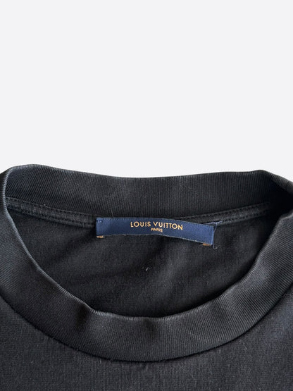Louis Vuitton Black & White Monogram Gradient T-Shirt