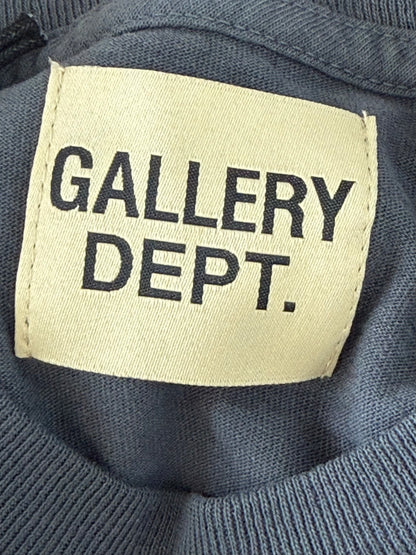 Gallery Dept Faded Black & White French Logo Longsleeve T-Shirt