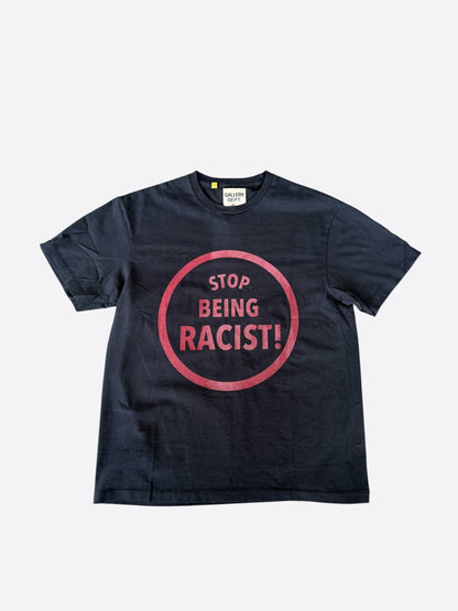 Gallery Dept Black & Red Stop Being Racist T-Shirt