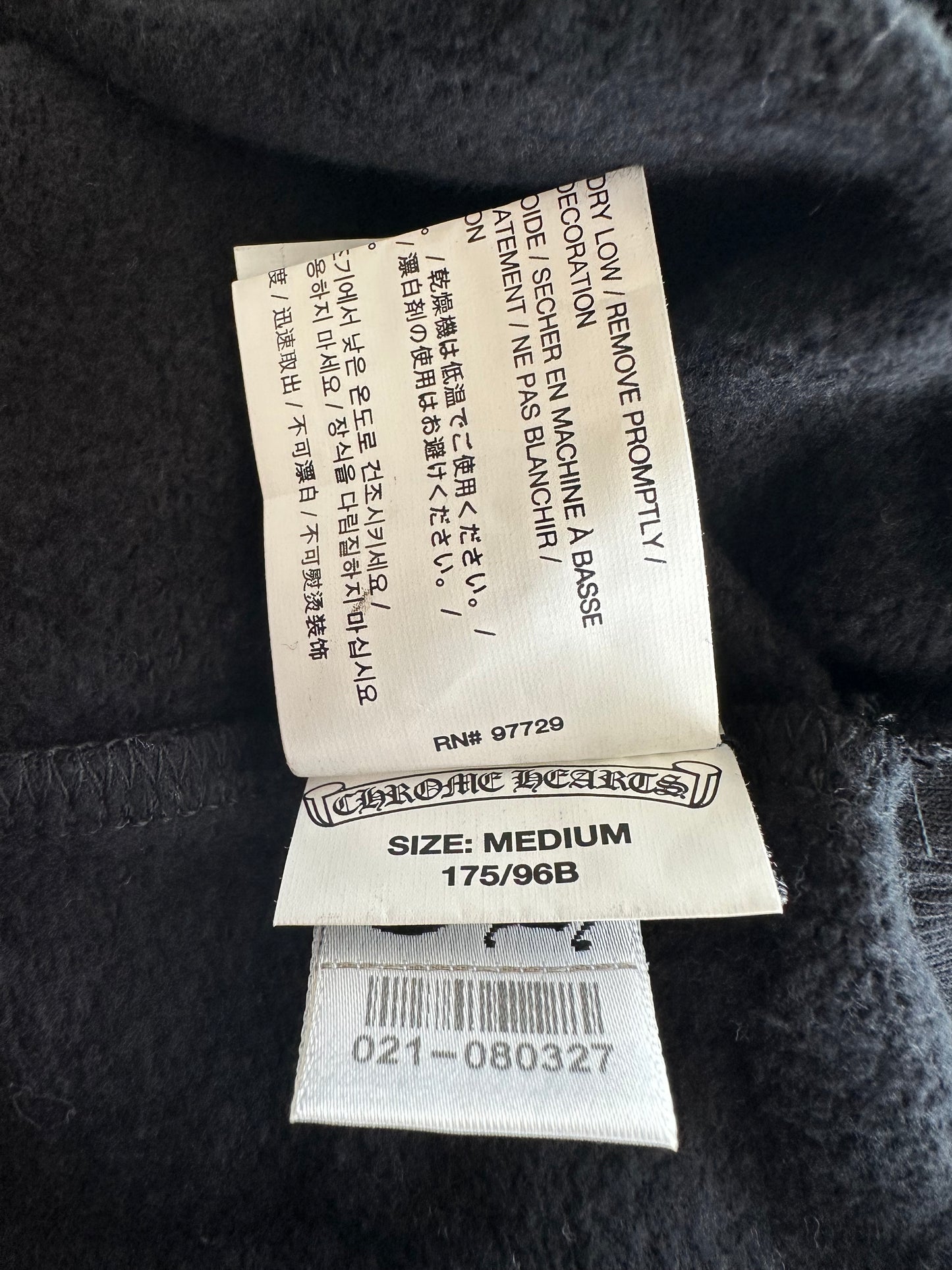 Chrome Hearts PurpleHausMafia Black & Green Skull Logo Hoodie