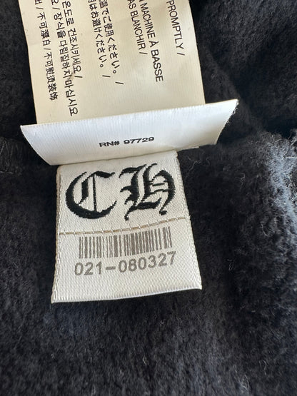 Chrome Hearts PurpleHausMafia Black & Green Skull Logo Hoodie