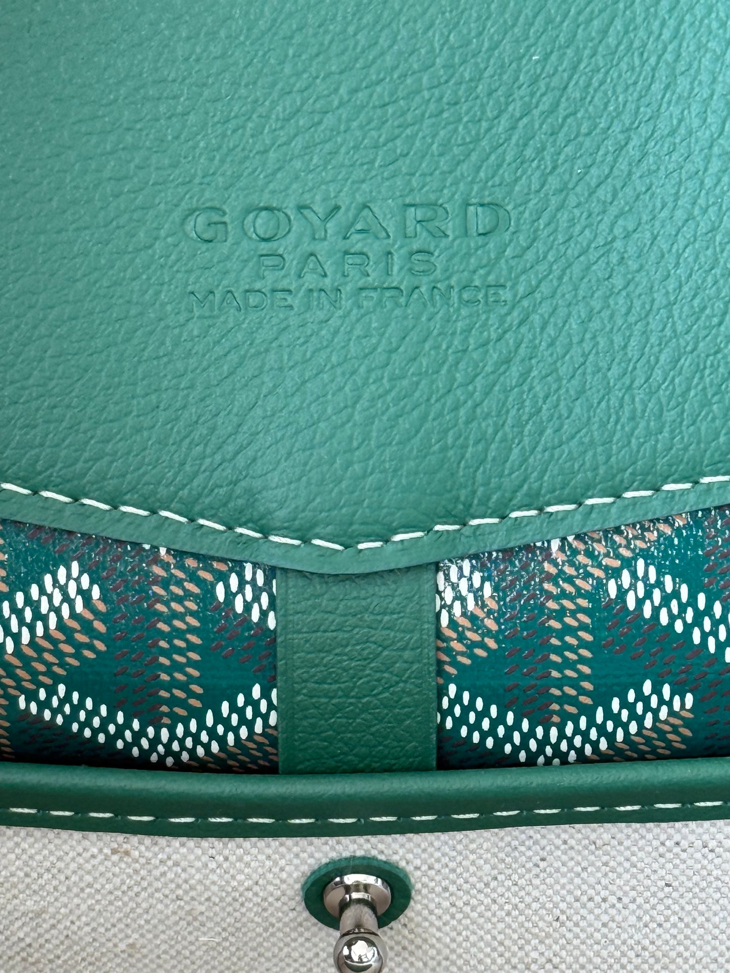 Goyard Green Cisalpin Backpack
