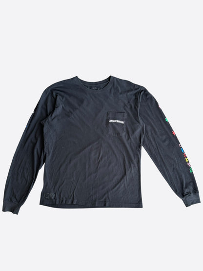 Chrome Hearts Black & Multicolor Cross Longsleeve T-Shirt