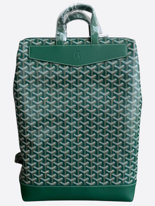 Goyard Green Cisalpin Backpack