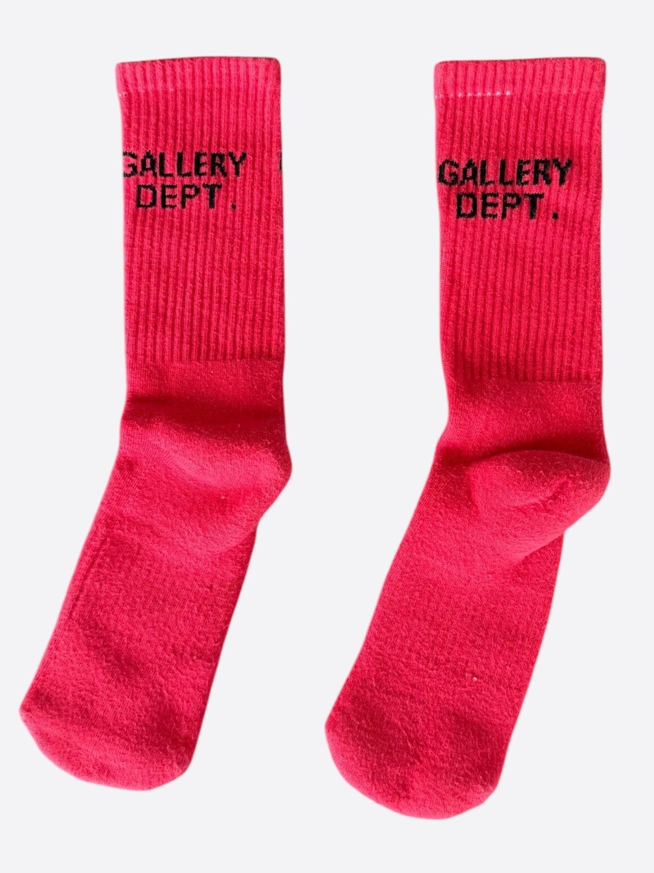 Gallery Dept Red & Black Logo Socks