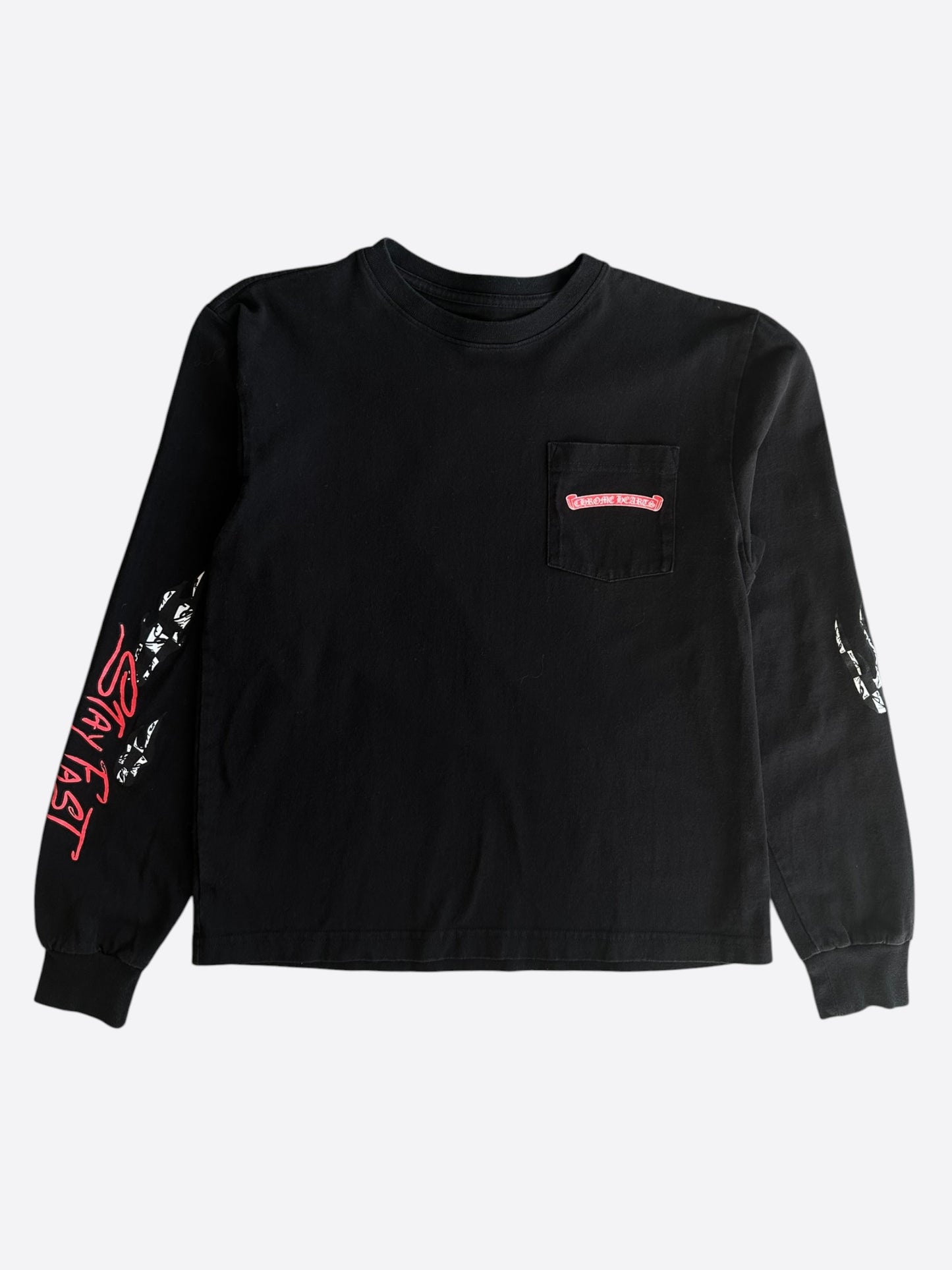 Chrome Hearts Black Matty Boy Stay Fast Longsleeve T-Shirt