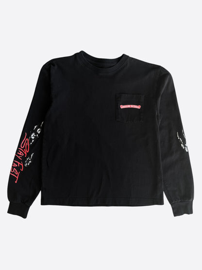 Chrome Hearts Black Matty Boy Stay Fast Longsleeve T-Shirt