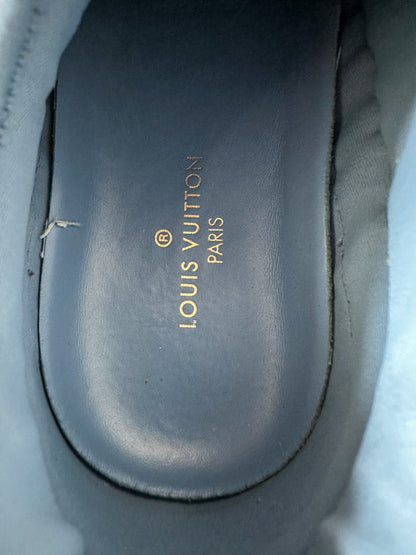 Louis Vuitton Blue Denim Monogram Fastlane Sneakers