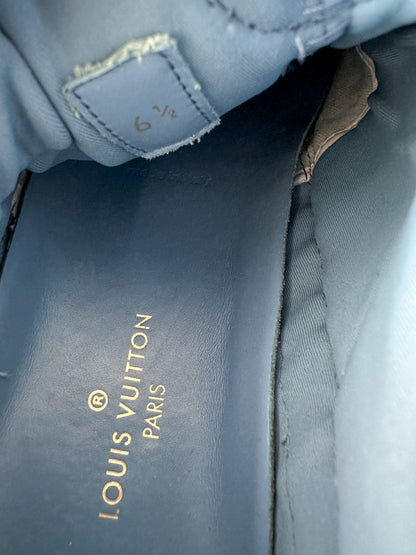 Louis Vuitton Blue Denim Monogram Fastlane Sneakers