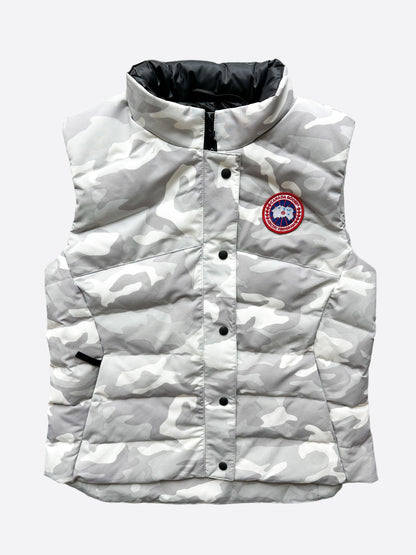 Goose Freestyle Gilet Womens White Canada Goose Gilet Canada Goose
