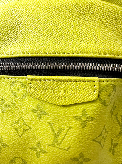 Louis Vuitton Yellow Taigarama Monogram Discovery Backpack