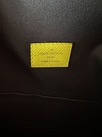 Louis Vuitton Yellow Taigarama Monogram Discovery Backpack