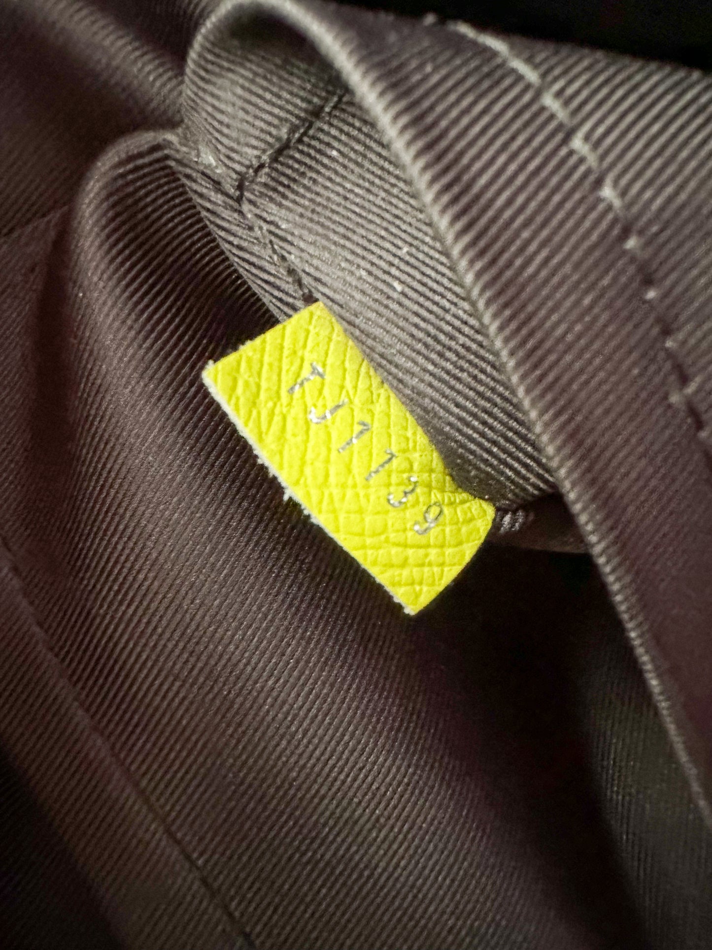 I bought my yellow LV Discovery Backpack in January 2020 and the