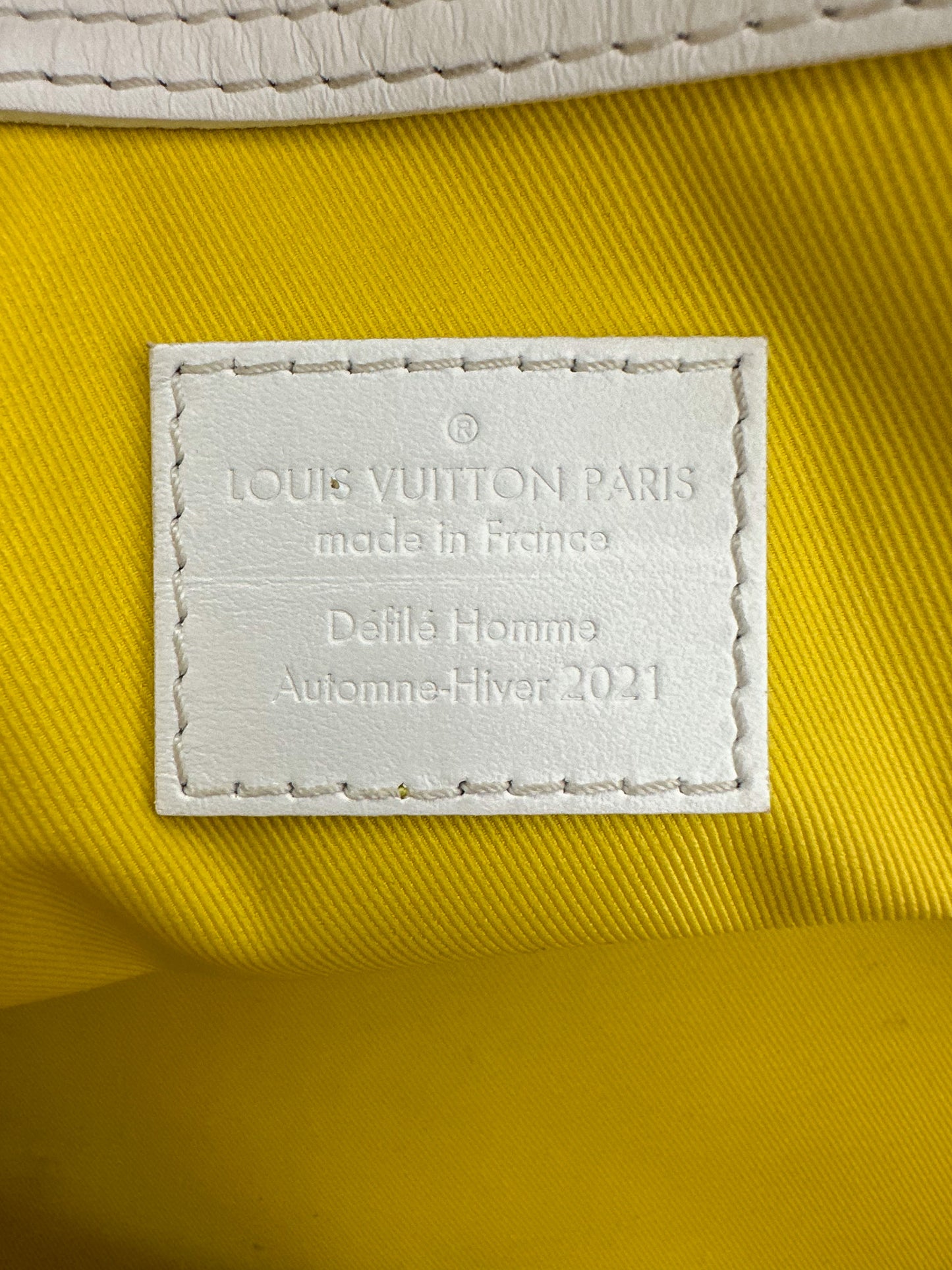 Louis Vuitton Yellow Everyday Logo Keepall 50