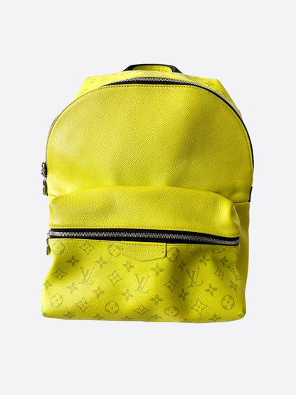 Louis Vuitton Yellow Taigarama Monogram Discovery Backpack