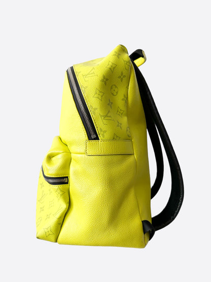 Louis Vuitton Yellow Taigarama Monogram Discovery Backpack