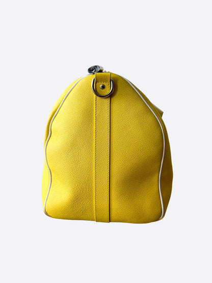 Louis Vuitton Yellow Everyday Logo Keepall 50