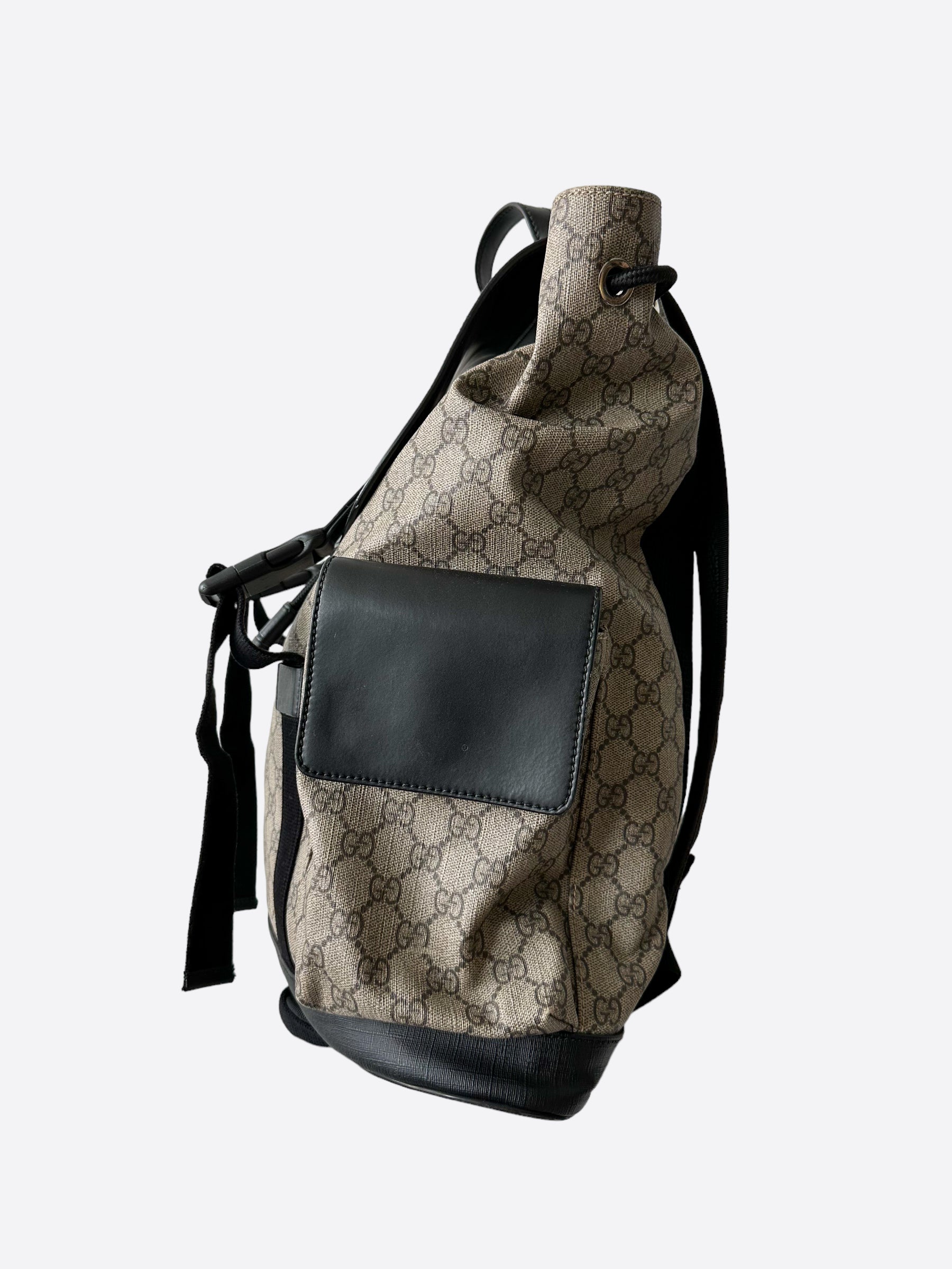 Gucci Supreme Monogram Small Backpack Brown - A World Of Goods For