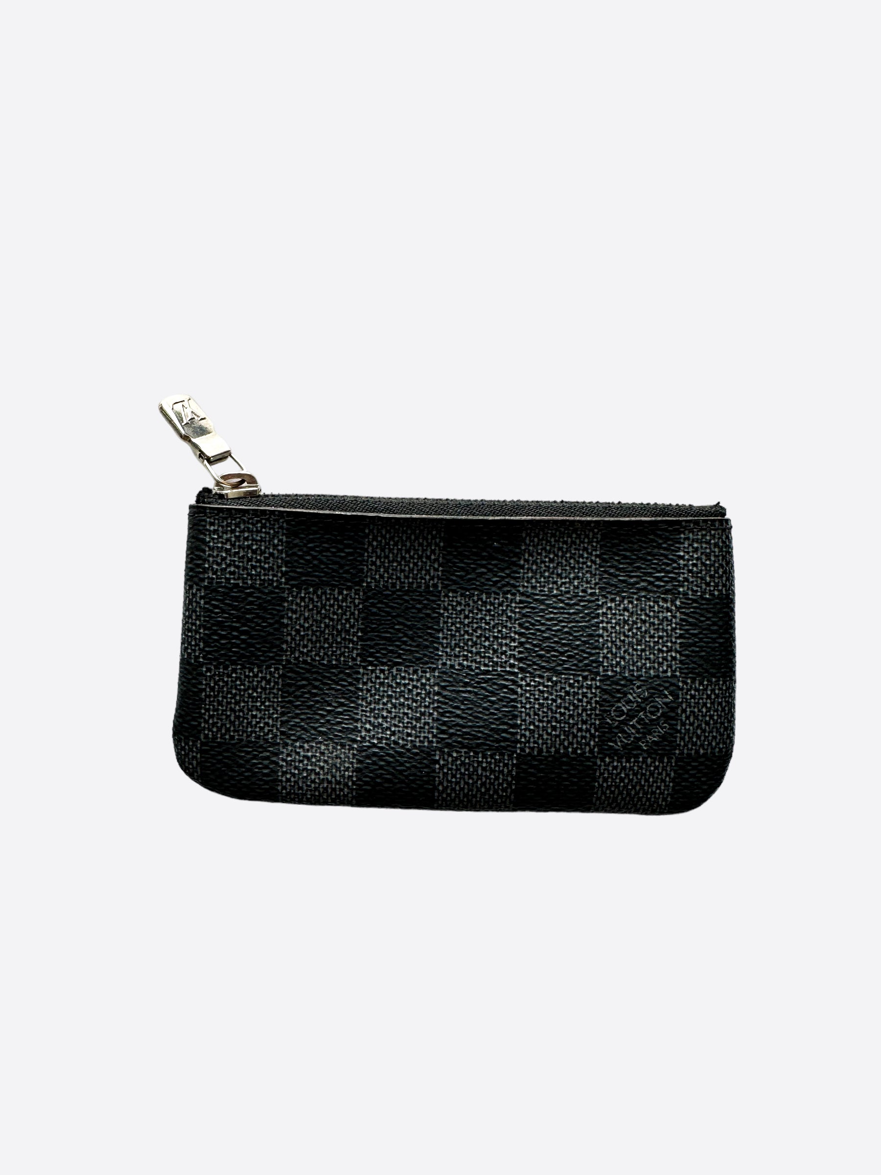 Louis vuitton pochette hot sale cles damier graphite