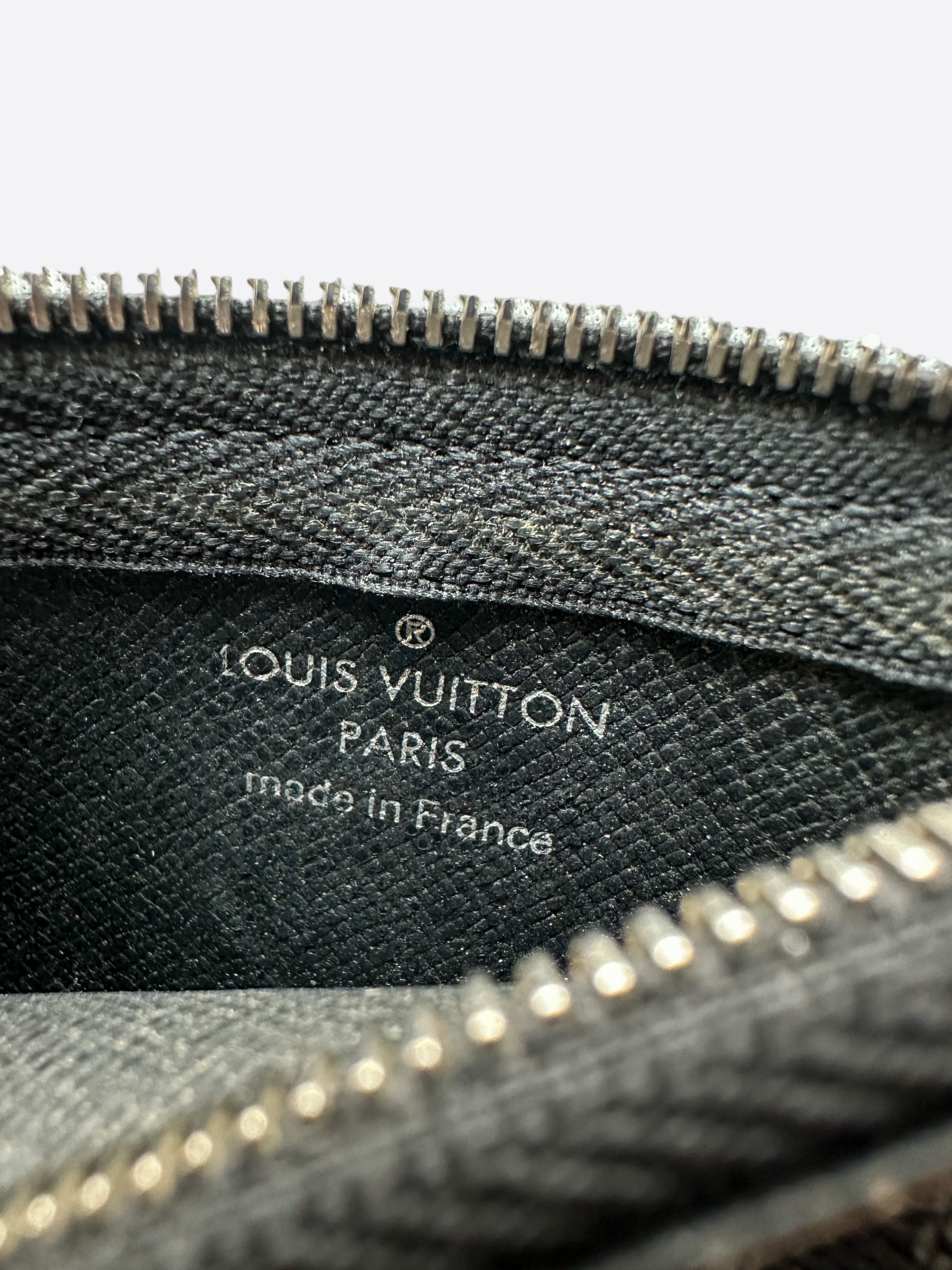 Louis Vuitton Monogram Key Pouch, Grey