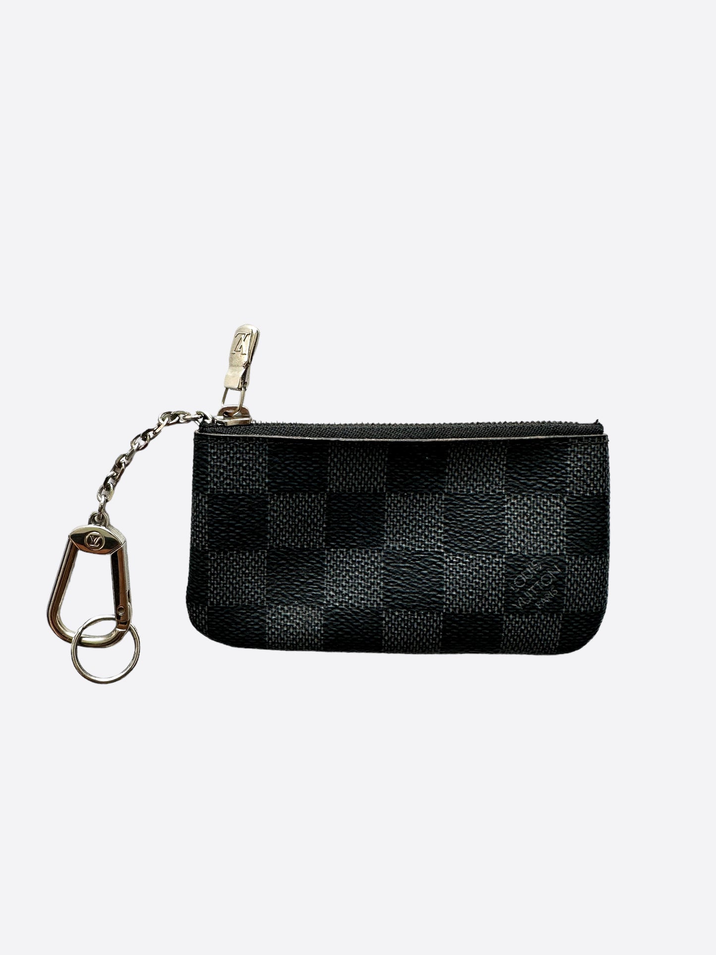Louis Vuitton Key Pouch Damier Graphite Like New Retail $325