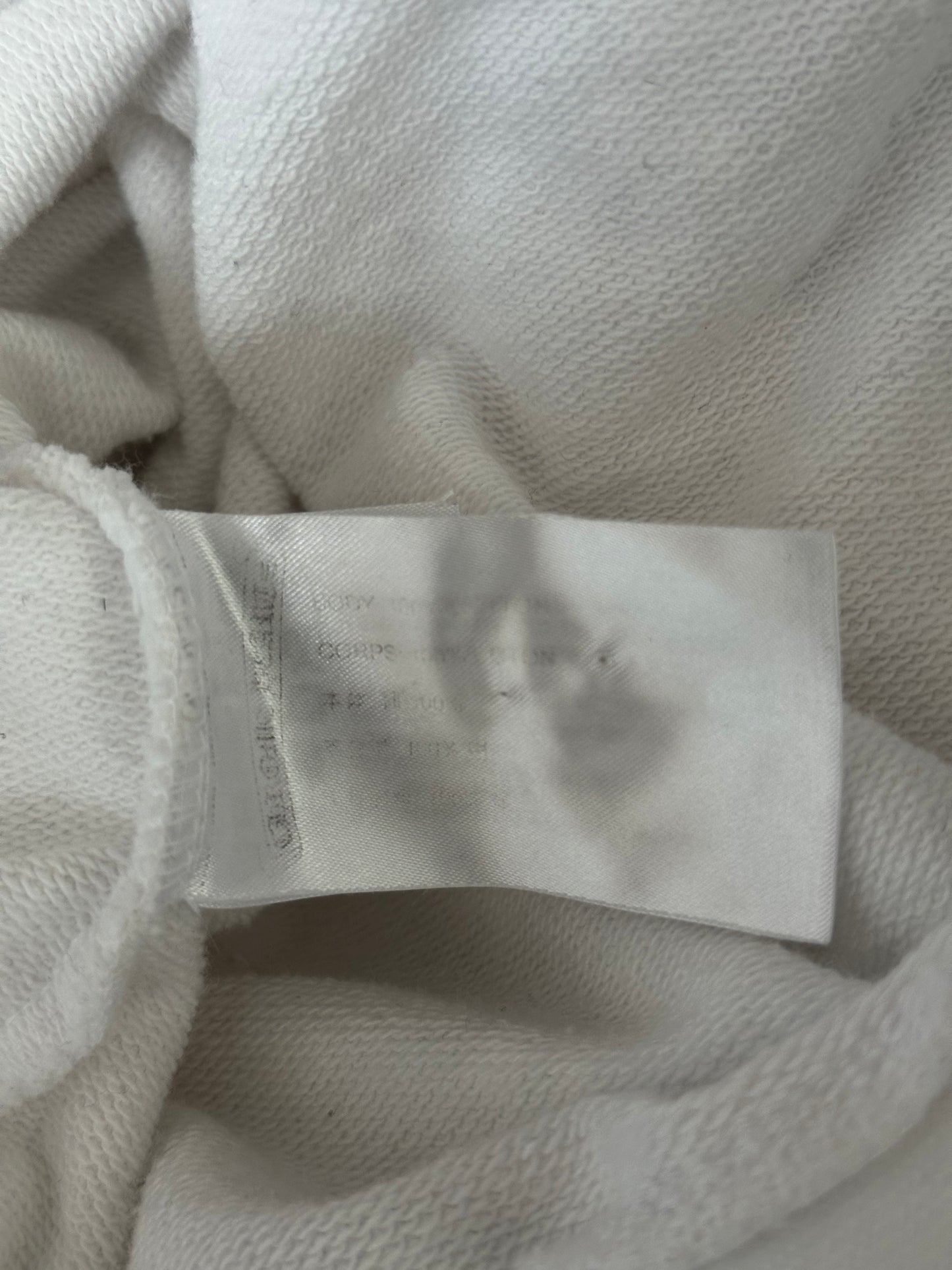 Chrome Hearts White & Black Cross Jacquard Horseshoe Logo Hoodie