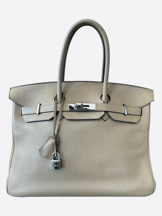 Hermes Sauge Green Togo Birkin 35