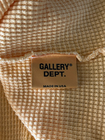 Gallery Dept Yellow & Black Logo Thermal Longsleeve T-Shirt