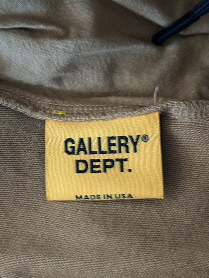 Gallery Dept Tan & Black Logo Zuma Shorts