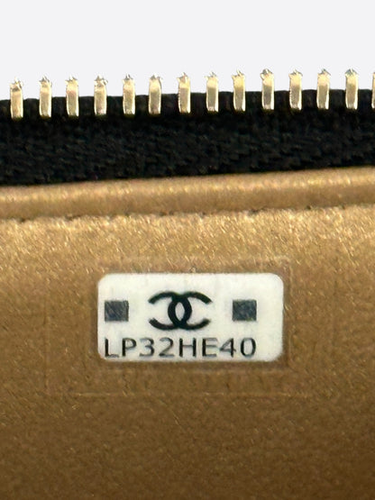 Chanel Black Quilted Lambskin Small Vanity Case