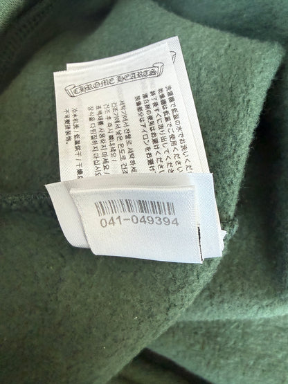 Chrome Hearts Green & Yellow T-Bar Logo Hoodie