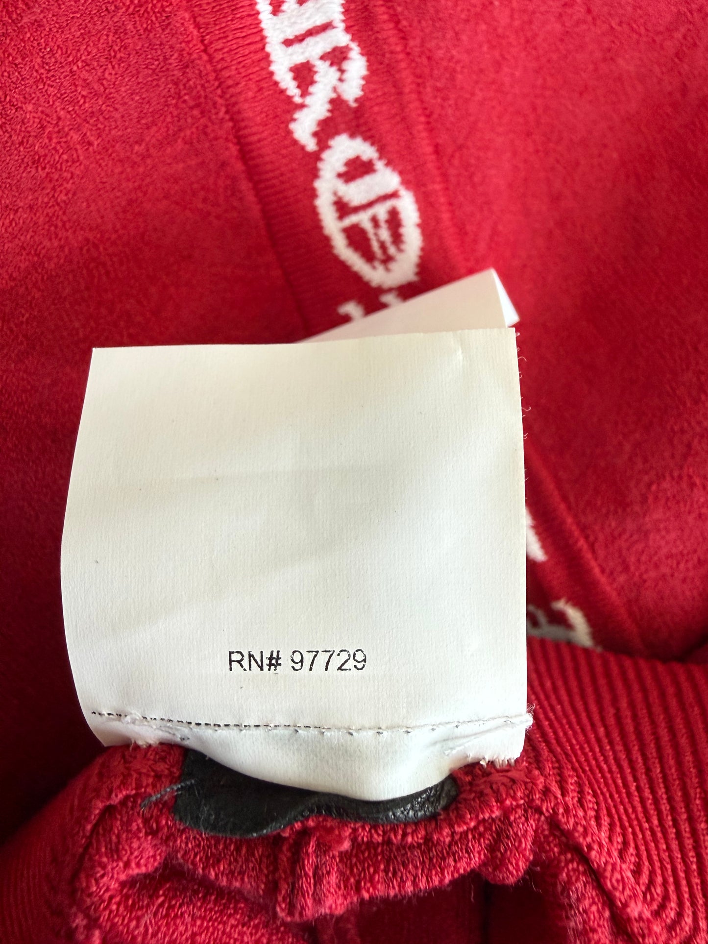 Chrome Hearts Red & White Embroidered Logo Women's Shorts